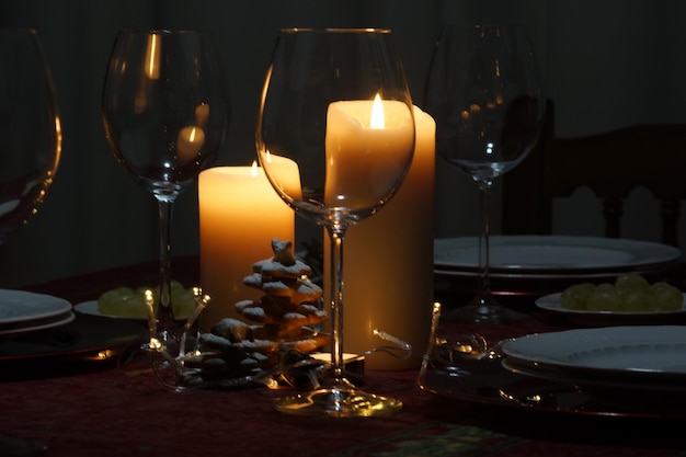 Kolacja przy świecach